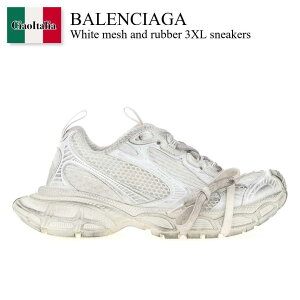 �y���ʌ���E�݌Ɍ���E�����ҏ����I�z �o�����V�A�K / Balenciaga White Mesh And Rubber 3Xl Sneakers / 734731 W3XL1 / 734731 W3XL1 9000 / 734731W3XL1 / 734731W3XL1 9000 / 734731W3XL19000 / �X�j�[�J�[