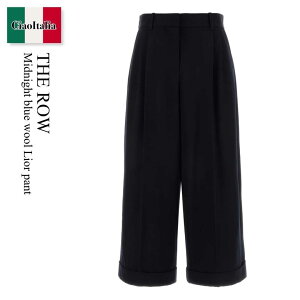 �y���ʌ���E�݌Ɍ���E�����ҏ����I�z �U�E���E / The Row Midnight Blue Wool Lior Pant / 10865 W2812 / 10865 W2812 DRN / 10865W2812 / 10865W2812 DRN / 10865W2812DRN / �p���c