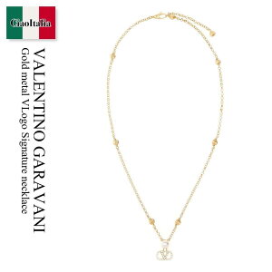 �y���ʌ���E�݌Ɍ���E�����ҏ����I�z �o�����`�m / Valentino Garavani Gold Metal Vlogo Signature Necklace / 9W2J0BI3QVS / 9W2J0BI3QVS CNP / 9W2J0BI3QVSCNP / �l�b�N���X�E�y���_���g