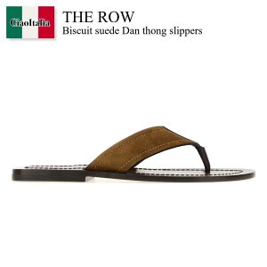 �y���ʌ���E�݌Ɍ���E�����ҏ����I�z �U�E���E / The Row Biscuit Suede Dan Thong Slippers / F2166 L805 / F2166 L805 CIG / F2166L805 / F2166L805 CIG / F2166L805CIG / �T���_��