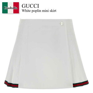 �y���ʌ���E�݌Ɍ���E�����ҏ����I�z �O�b�` / Gucci White Poplin Mini Skirt / 846659 ZAJP1 / 846659 ZAJP1 9000 / 846659ZAJP1 / 846659ZAJP1 9000 / 846659ZAJP19000 / �~�j�X�J�[�g