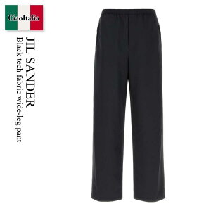 �y���ʌ���E�݌Ɍ���E�����ҏ����I�z �W���T���_�[ / Jil Sander Black Tech Fabric Wide-Leg Pant / J22KA0366J 74276 / J22KA0366J 74276 001 / J22KA0366J74276 / J22KA0366J74276 001 / J22KA0366J74276001 / �p���c�E�{�g���X����