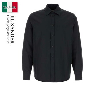 �y���ʌ���E�݌Ɍ���E�����ҏ����I�z �W���T���_�[ / Jil Sander Black Polyester Shirt / J22DL0387J 74276 / J22DL0387J 74276 001 / J22DL0387J74276 / J22DL0387J74276 001 / J22DL0387J74276001 / �V���c