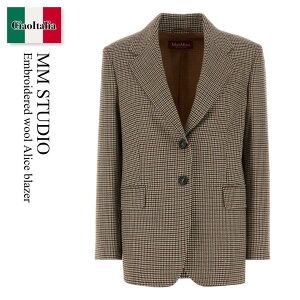 �y���ʌ���E�݌Ɍ���E�����ҏ����I�z �}�b�N�X�}�[�� / Mm Studio Embroidered Wool Alice Blazer / 262604 001 / 262604 6051600 001 / 2626046051600 / 2626046051600 001 / 2626046051600001 / �W���P�b�g