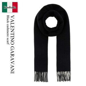 �y���ʌ���E�݌Ɍ���E�����ҏ����I�z �o�����`�m / Valentino Garavani Black Cashmere Scarf / 9W2ET01MEUW / 9W2ET01MEUW N06 / 9W2ET01MEUWN06 / �}�t���[�E�X�g�[��