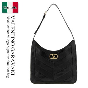 VALENTINO GARAVANI レザー ショルダーバッグ ブラック 908 バレンチノ 