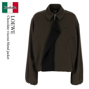 �y���ʌ���E�݌Ɍ���E�����ҏ����I�z ���G�x / Loewe Chocolate Viscose Blend Jacket / S359Y02XHT / S359Y02XHT BROWN / S359Y02XHTBROWN / �W���P�b�g