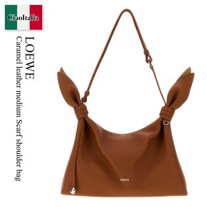 �y���ʌ���E�݌Ɍ���E�����ҏ����I�z ���G�x / ���΂� / �J�o�� / Loewe Caramel Leather Medium Scarf Shoulder Bag / ABNYBNMX01 / ABNYBNMX01 SQUIRREL / ABNYBNMX01SQUIRREL / �V�����_�[�o�b�O�E�|�V�F�b�g