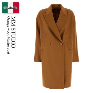 �y���ʌ���E�݌Ɍ���E�����ҏ����I�z �}�b�N�X�}�[�� / Mm Studio Orange Wool Mastro Coat / 262601 021 / 262601 6071600 021 / 2626016071600 / 2626016071600 021 / 2626016071600021 / �R�[�g