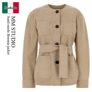 �y���ʌ���E�݌Ɍ���E�����ҏ����I�z �}�b�N�X�}�[�� / Mm Studio Sand Suede Boemia Jacket / 262644 001 / 262644 6021600 001 / 2626446021600 / 2626446021600 001 / 2626446021600001 / ���U�[�W���P�b�g�E�R�[�g