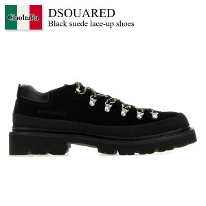 �y���ʌ���E�݌Ɍ���E�����ҏ����I�z �f�B�[�X�N�G�A�[�h / Dsquared Black Suede Lace-Up Shoes / LUM012901 503520 / LUM012901 503520 2124 / LUM012901503520 / LUM012901503520 2124 / LUM0129015035202124 / �X�j�[�J�[