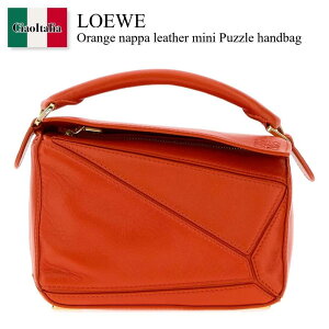 �y���ʌ���E�݌Ɍ���E�����ҏ����I�z ���G�x / ���΂� / �J�o�� / Loewe Orange Nappa Leather Mini Puzzle Handbag / A510PLIX18 / A510PLIX18 DEEPSAFFRON / A510PLIX18DEEPSAFFRON / �n���h�o�b�O