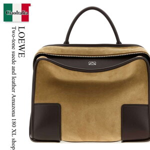 �y���ʌ���E�݌Ɍ���E�����ҏ����I�z ���G�x / ���΂� / �J�o�� / Loewe Two-Tone Suede And Leather Amazona 180 Xl Shopping Bag / B039AZLX02 / B039AZLX02 DARKOROCHOCOLAT / B039AZLX02DARKOROCHOCOLAT / �g�[�g�o�b�O