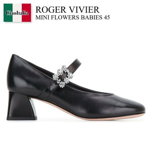 �y���ʌ���E�݌Ɍ���E�����ҏ����I�z ���W�F�E���B���B�G / Roger Vivier Mini Flowers Babies 45 / RVW8294463091T / RVW8294463091T B999 / RVW8294463091TB999 / �p���v�X