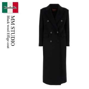 �y���ʌ���E�݌Ɍ���E�����ҏ����I�z �}�b�N�X�}�[�� / Mm Studio Black Wool Effige Coat / 262601 013 / 262601 6012600 013 / 2626016012600 / 2626016012600 013 / 2626016012600013 / �R�[�g