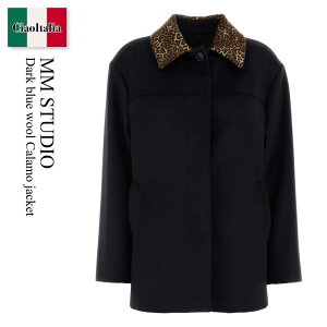 �y���ʌ���E�݌Ɍ���E�����ҏ����I�z �}�b�N�X�}�[�� / Mm Studio Dark Blue Wool Calamo Jacket / 262608 010 / 262608 6101600 010 / 2626086101600 / 2626086101600 010 / 2626086101600010 / �W���P�b�g