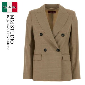 �y���ʌ���E�݌Ɍ���E�����ҏ����I�z �}�b�N�X�}�[�� / Mm Studio Beige Wool Umico Blazer / 262604 009 / 262604 6031600 009 / 2626046031600 / 2626046031600 009 / 2626046031600009 / �W���P�b�g