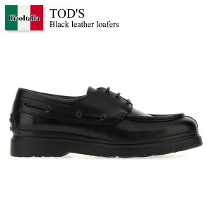 �y���ʌ���E�݌Ɍ���E�����ҏ����I�z �g�b�Y / Tod'S Black Leather Loafers / XXM12M0JP00D90 / XXM12M0JP00D90 B999 / XXM12M0JP00D90B999 / �h���X�V���[�Y�E�v�C�E�r�W�l�X�V���[�Y