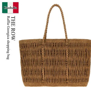 �y���ʌ���E�݌Ɍ���E�����ҏ����I�z �U�E���E / ���΂� / �J�o�� / The Row Raffia Georgica Shopping Bag / W2154 W27 / W2154 W27 TE / W2154W27 / W2154W27 TE / W2154W27TE / �g�[�g�o�b�O