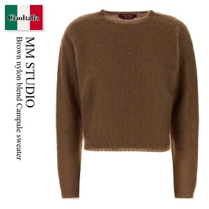 �y���ʌ���E�݌Ɍ���E�����ҏ����I�z �}�b�N�X�}�[�� / Mm Studio Brown Nylon Blend Campale Sweater / 262636 005 / 262636 6092600 005 / 2626366092600 / 2626366092600 005 / 2626366092600005 / �j�b�g�E�Z�[�^�[