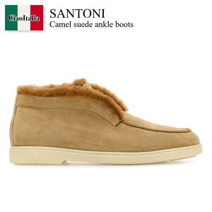 �y���ʌ���E�݌Ɍ���E�����ҏ����I�z �T���g�[�j / Santoni Camel Suede Ankle Boots / WUYA58457TISAPFR / WUYA58457TISAPFR C39 / WUYA58457TISAPFRC39 / �V���[�g�u�[�c�E�u�[�e�B