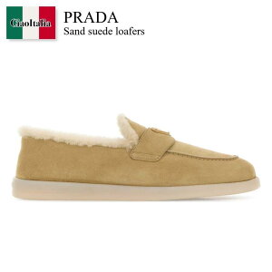 �y���ʌ���E�݌Ɍ���E�����ҏ����I�z �v���_ / Prada Sand Suede Loafers / 1D222N F0379 / 1D222N FZB253ZKP F0379 / 1D222NFZB253ZKP / 1D222NFZB253ZKP F0379 / 1D222NFZB253ZKPF0379 / ���[�t�@�[�E�I�b�N�X�t�H�[�h