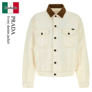 �y���ʌ���E�݌Ɍ���E�����ҏ����I�z �v���_ / Prada Ivory Denim Jacket / GEB320 F01CD / GEB320 SOOO1954 F01CD / GEB320SOOO1954 / GEB320SOOO1954 F01CD / GEB320SOOO1954F01CD / �u���]��