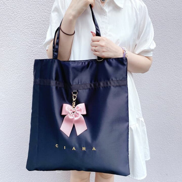 楽天市場 トートバック トートバッグ サテン Ciara シアラ Only Me Tote Bag エコバッグ かわいい おしゃれ 人気 女子 ブランド オンリーミートートバック スマホケースciara シアラ