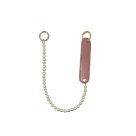 ショートストラップ ストラップ バンドレザーパールショートストラップ