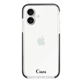 iPhoneケース クッションバンパー 耐衝撃TPUクリアケース ロゴ