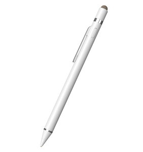 \ポイント10倍/KINGONE タッチペン スタイラスペン 2in1 極細 高感度 スマホ ペン iPhone iPad Android タブレット スマホ 対応 磁気キャップ クリップ付き USB充電式 ツムツム 金属製 軽量 タッチ ペ