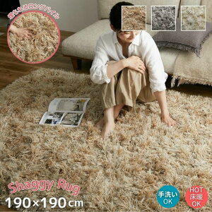 �􂦂� �{�����[�� �V���M�[ ���O�}�b�g 190×190cm 190×190 2�� 2�� �����` ���O �؍��� �z���C�g �O���[ �x�[�W�� ���OK �C���X�^�f�� �L�b�Y ������ �R���p�N�g���[ �܂肽���� �V���v�� ����