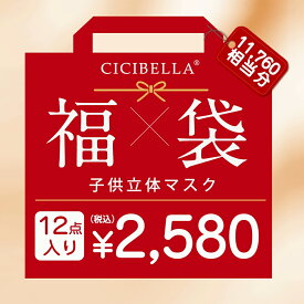 CICIBELLA 子供用マスク 子供快適 子供用 小さめ 福袋12点セット 不織布 くちばし プリーツマスク 不織布マスク 立体マスク 3Dマスク カラーマスク おしゃれマスク 人気アイテム入り もりもり盛り沢山の計12点 マスク福袋 302枚入り春