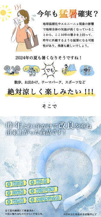 楽天市場】＼2024年SNSで話題沸騰／楽天1位 クールリング CICIBELLA 