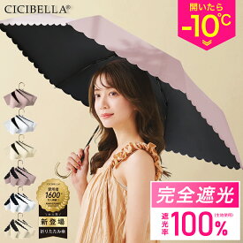 シシベラ 日傘 J型 折りたたみ 完全遮光100% 晴雨兼用 軽量傘 折り畳み傘 折りたたみ 花柄 フリル cicibella 傘 レディース 遮熱 雨傘 UVカット 涼しい 撥水 梅雨 紫外線カット 通勤 通学 学生 日焼け対策 アウトドア ギフト