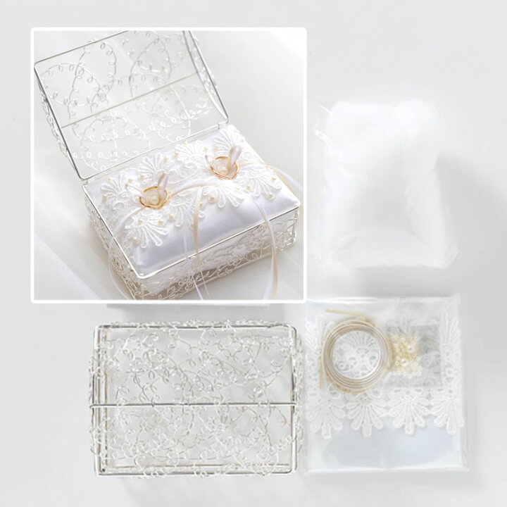 楽天市場 リングピロー 手作りキット カノングランデ 手作りリングピロー かわいい ウェディング 人気 おしゃれ ギフト シンプル インスタ映え シエル 楽天市場店