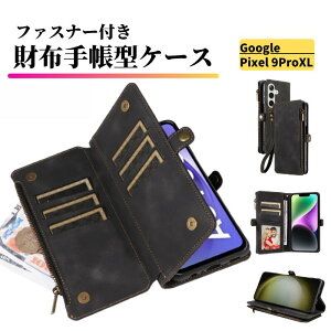 Google Pixel 9 Pro XL �P�[�X �蒠�^ ���U�[ �����z �J�[�h�P�[�X �y�� �J�[�h���[ �X�g���b�v�t �ϏՌ� �X�}�z�P�[�X �J�o�[ Pixel�P�[�X Pixel 9Pro XL G6S5F �u���b�N