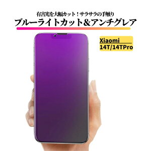 Xiaomi 14T / 14T Pro �u���[���C�g�J�b�g �A���`�O���A �K���X�t�B���� �t�B���� �����K���X ����� �}�b�g ���˖h�~ �w��h�~ �V���I�~ Xiaomi14T Xiaomi 14TPro