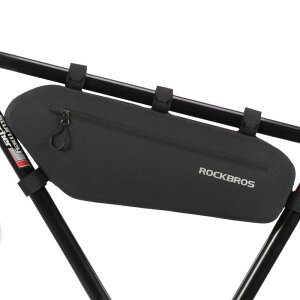ROCKBROS(���b�N�u���X)�t���[���o�b�O ���]�� �o�b�O ��e�� 4L ��^ �h�� ���[�h�o�C�N �T�C�N�� �g���C�A���O���o�b�O �G�ɓ���܂��� �y�� �������[ �����o���₷�� ���t���ȒP ������