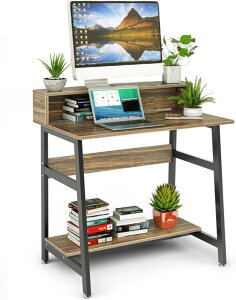 DEWEL �p�\�R���f�X�N �� �e�����[�N�p ���j�^�[�X�^���h�t�� ��80cm ����90cm �ω׏d70kg pc�f�X�N ���[�N�f�X�N �I�t�B�X�f�X�N �n�[�f�X�N ���[���b�N�t�� ���[���f�X�N �׋��f�X�N �׋���