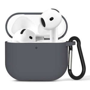 Geekria �V���R�� �J�o�[ �݊��� �J�o�[ �A�b�v�� Apple AirPods 4 �Ή� True Wireless Earbuds �[�d�P�[�X�J�o�[ �O���J�o�[ �L�[�z���_�[�t�b�N�t���A�[�d�|�[�g�A�N�Z�X�\ (�D�F)