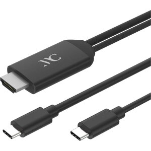 �J�V���� �f�����~���[�����O���Ȃ���PD�[�d���ł��� Type-C��pHDMI�ϊ��P�[�u�� �P�[�u����2m NKD-266