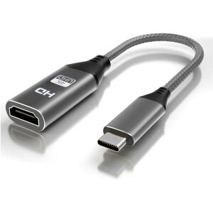 Hanx {[J[ USB-C to HDMI1.4 4K 60HzϊA_v^ Macbook Pro/MacBook Air/iPad Pro/Chromebook/Pixel/XPS/Galaxy Ή O[ HT-CH44G