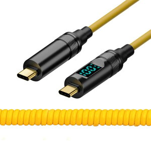 Xiwai USB4 USB-C Type-C �X�g���b�` �R�C���󉄒��P�[�u�� 20Gbps 140W 8K 5K 4K@60Hz Thunderbolt3/4 �Ή�