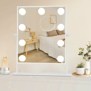 Euker�i���[�J�[�j ���D�~���[ ���~���[ ���ϋ� �n���E�b�h LED�d��9�t�� 10�{�g�勾�t�� 3�F���F 360�x��] �g���s�v ���i�K�����i25×30Cm�j