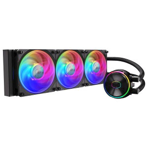 CoolerMaster MasterLiquid ML120L RGB V2 �N���[�Y���[�v AIO CPU �t�̃N�[���[ ��3���� �f���A���`�����o�[�|���v