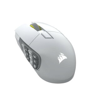 CORSAIR SCIMITAR ELITE WIRELESS SE MMO�ɍœK�ȑ��{�^���̃��C�����X�Q�[�~���O�}�E�X�v���O�����\��16�{�^�� MARKSMAN S 33K�Z���T�[ ���C�����X Bluetooth