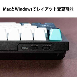 Keychron Q3 Max QMK/VIA���C�����X�E�J�X�^�����J�j�J���L�[�{�[�h�A2.4 GHz/Bluetooth 5.1/�L���ڑ��AJIS���C�A�E�g�ARGB���C�g�A�z�b�g�X���b�v�Ή�Gateron Jupiter���J�j�J���X�C�b�`/�t���A