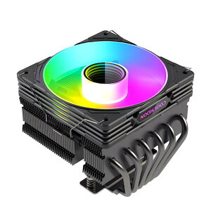 �y�X���[�����{�zCOOLMOON CPU�N�[���[�g�b�v�t���[���N�[���[ 120mm LED ARGB 5v 3pin LGA1700/1200/115X AMD:AM5/AM4�\�P�b�g�ɑΉ� 4pin PWM �t�@������