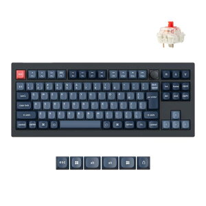 �y�zKeychron V3 Max TKL ���C�����X���J�j�J���L�[�{�[�h ���{��JIS���Ȉ󎚂Ȃ��AQMK/VIA�Ή��ERGB�o�b�N���C�g�EBluetooth/2.4GHz/�L���ڑ��E87�L�[�E�z�b�g�X���b�v�Ή��EGateron���EMac/Windo